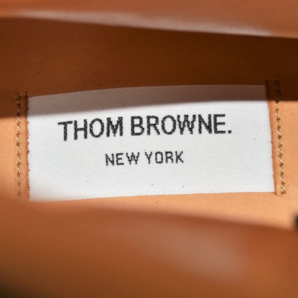 Thom Browne Wingtip Blue Suede Anchor Boots SZ 12 - Picture 8 of 9